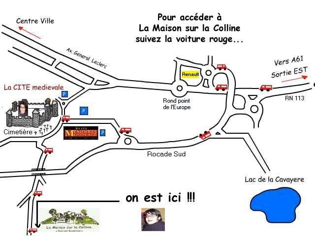 קרקסון La Maison Sur La Colline מראה חיצוני תמונה